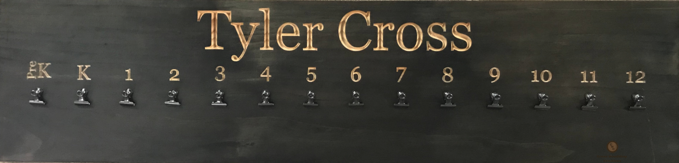 Child School Picture Sign - Cross Woodshop Creations