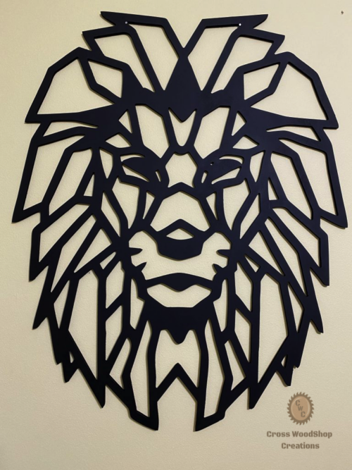 Geometric Lion Head